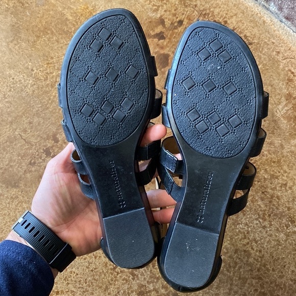 Naturalizer black leather strappy gladiator sandals - Picture 6 of 7